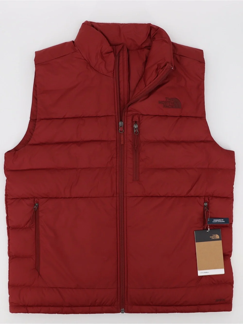 The North Face Men’s Aconcagua 2 Large Down Vest Brick House Red New Authentic